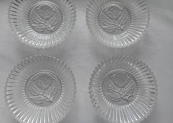 Zestaw 4 miseczek - salaterek Ankerglas, model Silberblik II.  Nr.kat.491S.