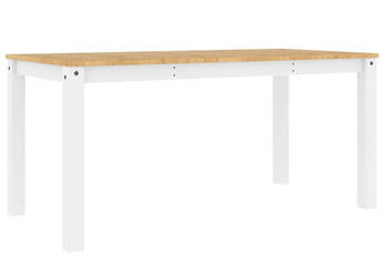 Stół jadalniany Panama biały 160x80x75 cm drewno sosnowe WM-4005707
