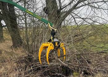 Chwytak do gałęzi z wężem hydraulicznym i śrubą / Kellfri ;)