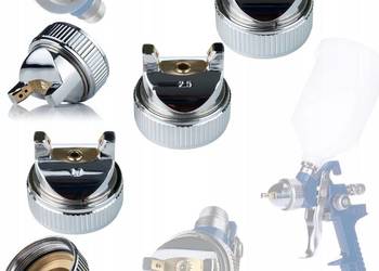 Zestaw 3 Dysz do Pistoletu Lakierniczego HVLP – 1,7/2,0/2,5 mm | Mosiądz