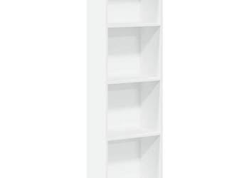 Regał biały 40x24x143 cm materiał drewnopochodny WM-857783