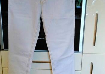Spodnie Białe Jeans Damskie REDIAL Luxury - Style rozm S- S/M Rurki