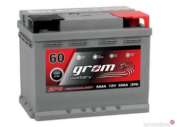 Akumulator GROM EFB START&STOP 60Ah 600A Prawy Plus DTR
