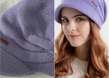 Czapka zimowa z daszkiem