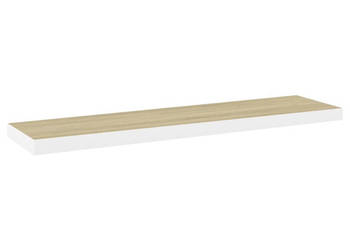 Półki ścienne 2 szt. dębowo-białe 120 x 235 x 38 cm MDF WM-326586
