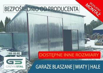 Garaż Blaszany , Hala Blaszana , Magazyn Blaszany ,OCYNK - GRZYWSTAL
