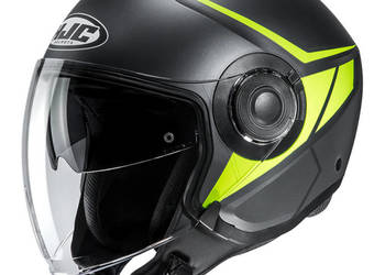 Otwarty kask jet skuter HJC i40 Blenda Camet Fluo MC4SF