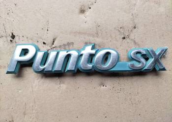 FIAT PUNTO 1 MK1  ZNACZEK EMBLEMAT NAPIS TYLNEJ KLAPY PUNTO SX