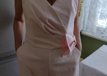 (42/XL) Różowy kombinezon z Londynu, Hiszpanka/NOWY