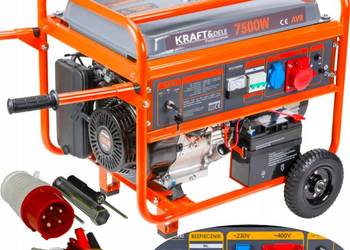 AGREGAT PRĄDOTWÓRCZY 7,5kW GENERATOR PRĄDU AVR 12/230/400V 3FAZY OLEJ