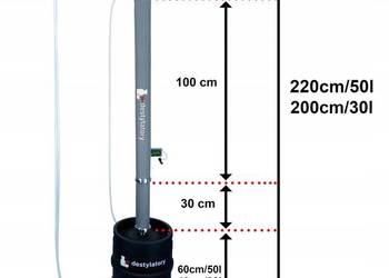 Destylator elektryczny, keg 50l