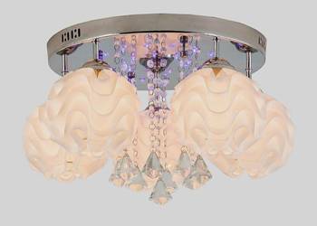 Plafon lampa wisząca ledowa 5 żarówek diody led diamenty łańcuchy Cena