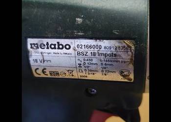Sprzedam wieetarko-wkrętarkę Metabo