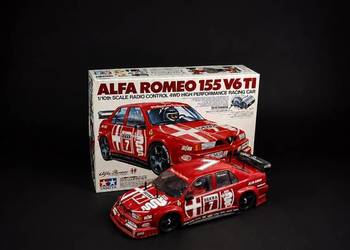 Tamiya 1/10 Alfa Romeo 155 V6 TI DTM (TA02, #58128) Vintage 1993