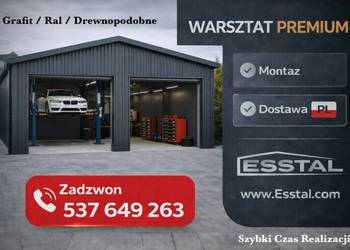 Garaż WARSZTAT  - Garaż Blaszany |Hala|Konstrukcja|Garaże – ESSTAL-