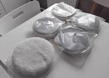 Pad Futro Polerskie Duże 200 mm - Futro Wełna Nowe !!!