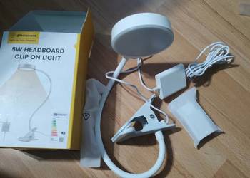 Glocusent Lampa Biurkowa LED 5W Regulowana 3 5 Jasności Biała