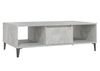 Stolik kawowy szarość betonu 1035x60x35 cm WM-806026