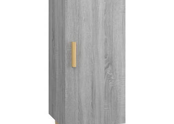 Szafka szary dąb sonoma 345x34x90 cm materiał drewnopochodny WM-817403