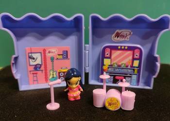 Składane studio muzyczne Winx Club Musa Mini domek Witty Toys Retro