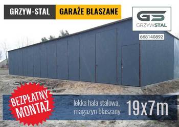 Garaż Blaszany - Hala , Garaże Blaszane - Wiata | Magazyn - GRZYWSTAL
