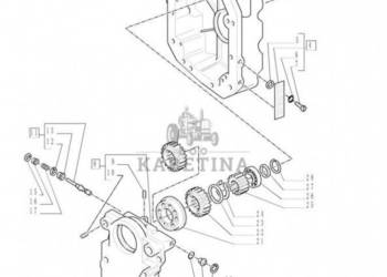 New Holland T6010 Kolo zebate napedz 5197561