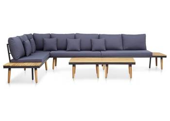 vidaXL 7-os. zestaw mebli ogrodowych, poduszki(SKU:46483)