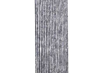 Zasłona przeciwko owadom srebrna 90x200 cm szenil WM-315139