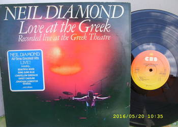 D . ROCK, LP ; NEIL DIAMOND--LOVE AT THE, CBS Holand - 2 LP