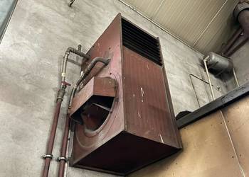 Nagrzewnica wodna halowa przemysłowa Termowent Nagrzewnica garażowa