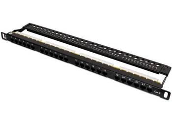 PATCH PANEL UTP CAT.6 24 PORTY 0.5U PGF-6UTP24-B7 GETFORT