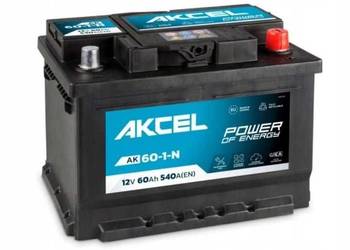 Akumulator Samochodowy AKCEL 12V 60Ah 540A (EN)