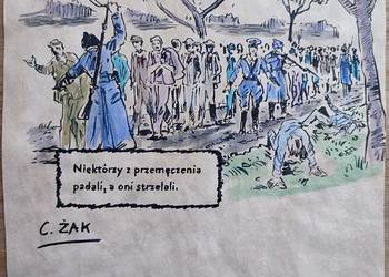 Rysunek sygnowany C. ŻAK