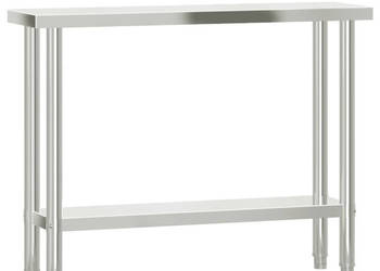 Kuchenny stół roboczy 110x30x85 cm stal nierdzewna WM-376452