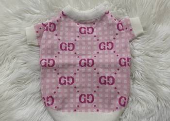 Nowe ubranko sweterek dla psa Gucci M-2XL