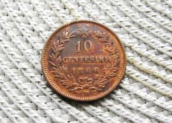 Włochy 10 Centesimi 1866r   M