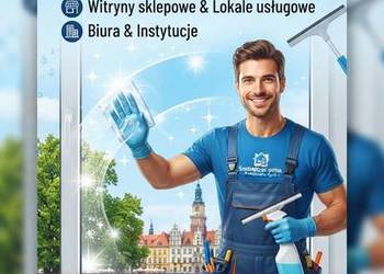 Mycie okien, witryn sklepowych i szyb – bez smug | Świdnica