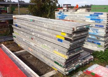 Rusztowanie szczytowe używane 9,21x8,2m podest alum.- sklejkowy 3,07m