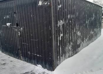 Garaż blaszany 3x5 2/sz jeden ocieplany styropianem 5cm