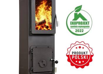 Piec piecyk kominek ECO stalowy KOZA ASTAT 6KW do salonu wolnostojący