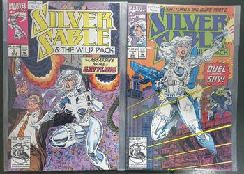 Silver Sable & The Wild Pack - 2 komiksy Marvel USA 1992