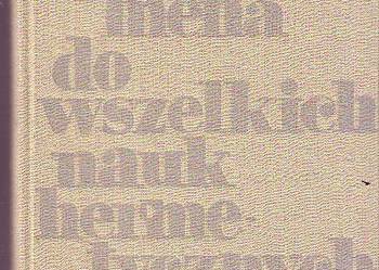 (2190) PROLEGOMENA DO WSZELKICH NAUK HERMETYCZNYCH MICHAŁ CH