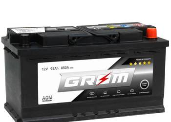 Akumulator 95Ah 850A GROM AGM START&STOP