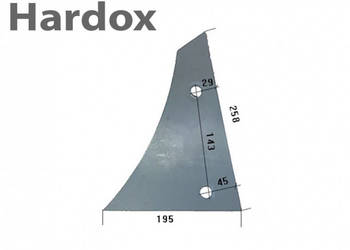 Pierś HARDOX 619061/L części do pługa KUHN