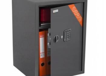 Brihard Business Sejf XL z zamkiem elektronicznym, 50x35x36cm szary