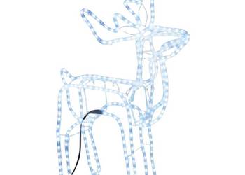 vidaXL Świąteczna dekoracja - renifer, zimna biel（SKU:343302）