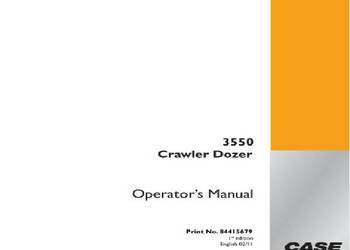 Spychacz Dozer CASE 3550 instrukcja obsługi