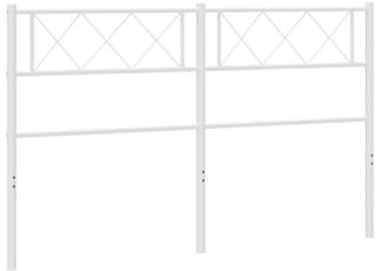 Metalowe wezgłowie białe 120 cm WM-372357