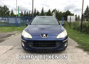 Peugeot 407 XENON 2.0d 136 KM Panorama Półskóry Oryginalny Lakier z Niemiec