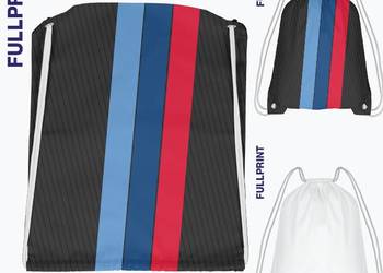 Workoplecak sportowy z nadrukiem BMW MPOWER carbon-style